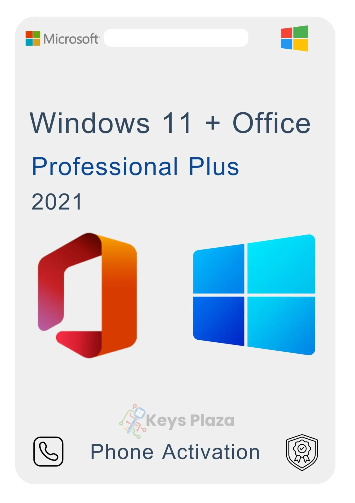 Windows 11 Pro + Office 2021 Individual Digital License - Keys Plaza